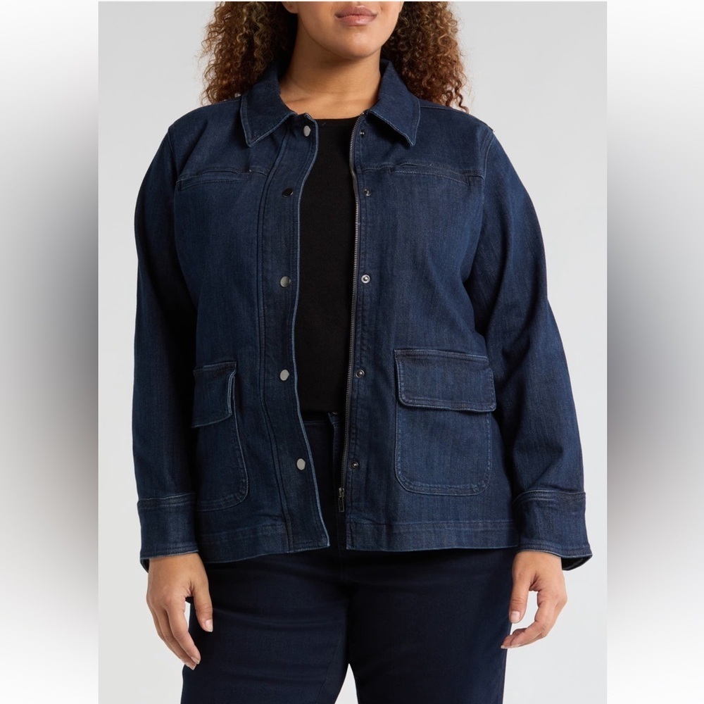 UNIVERSAL STANDARD | Denim Utility Jacket